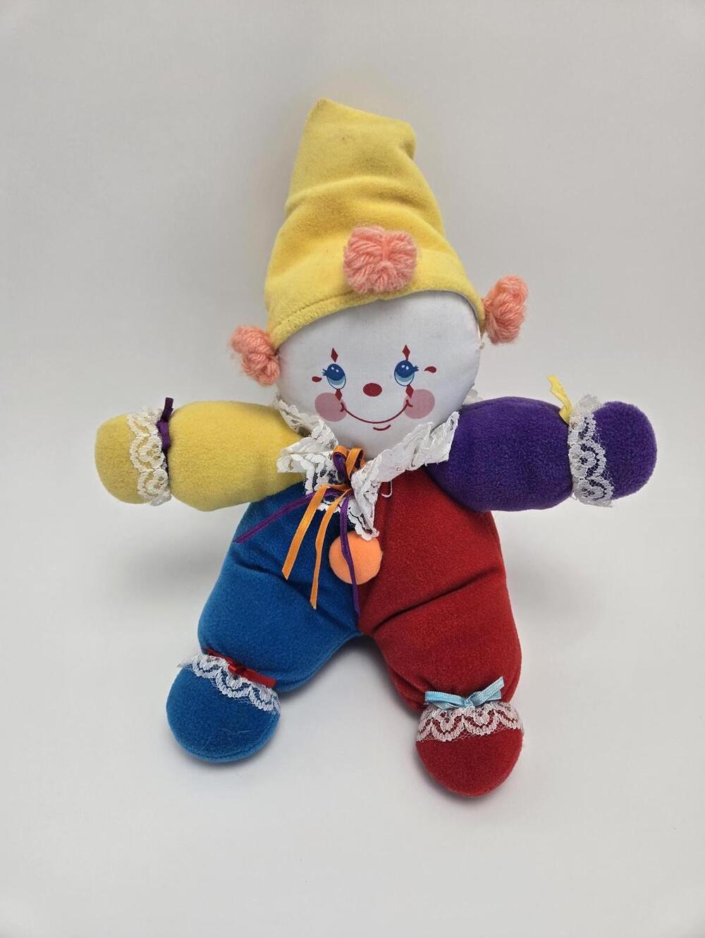 Russ Berrie CoCo the Circus Clown Vintage Rare (10 inch)